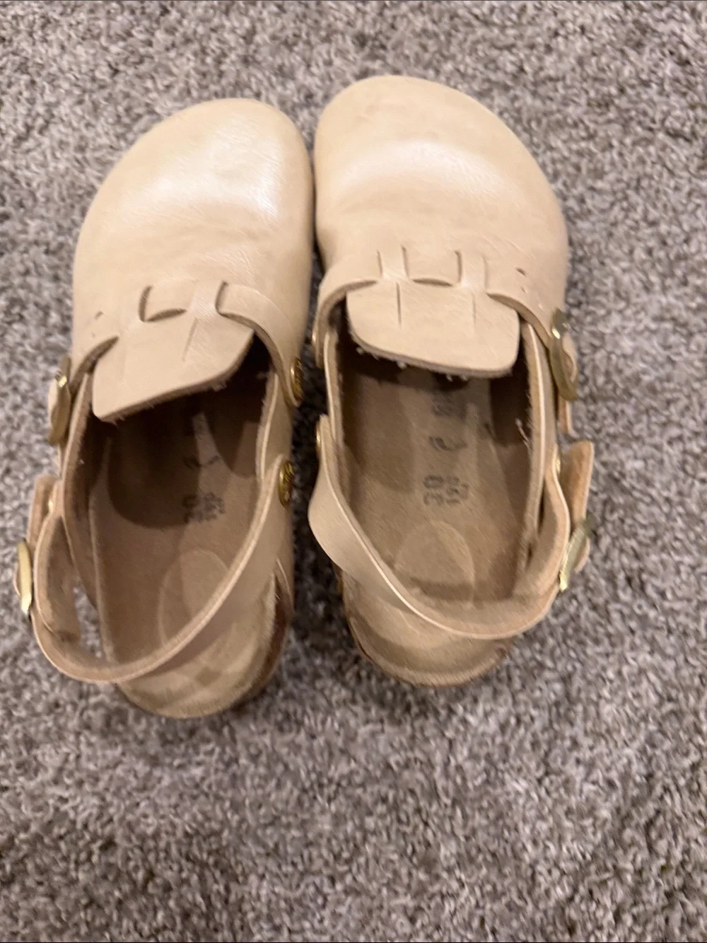 Birkenstock Kay Kids Birko-Flor in Graceful Pearl White, size 12-12.5